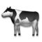 Cow emoji on LG